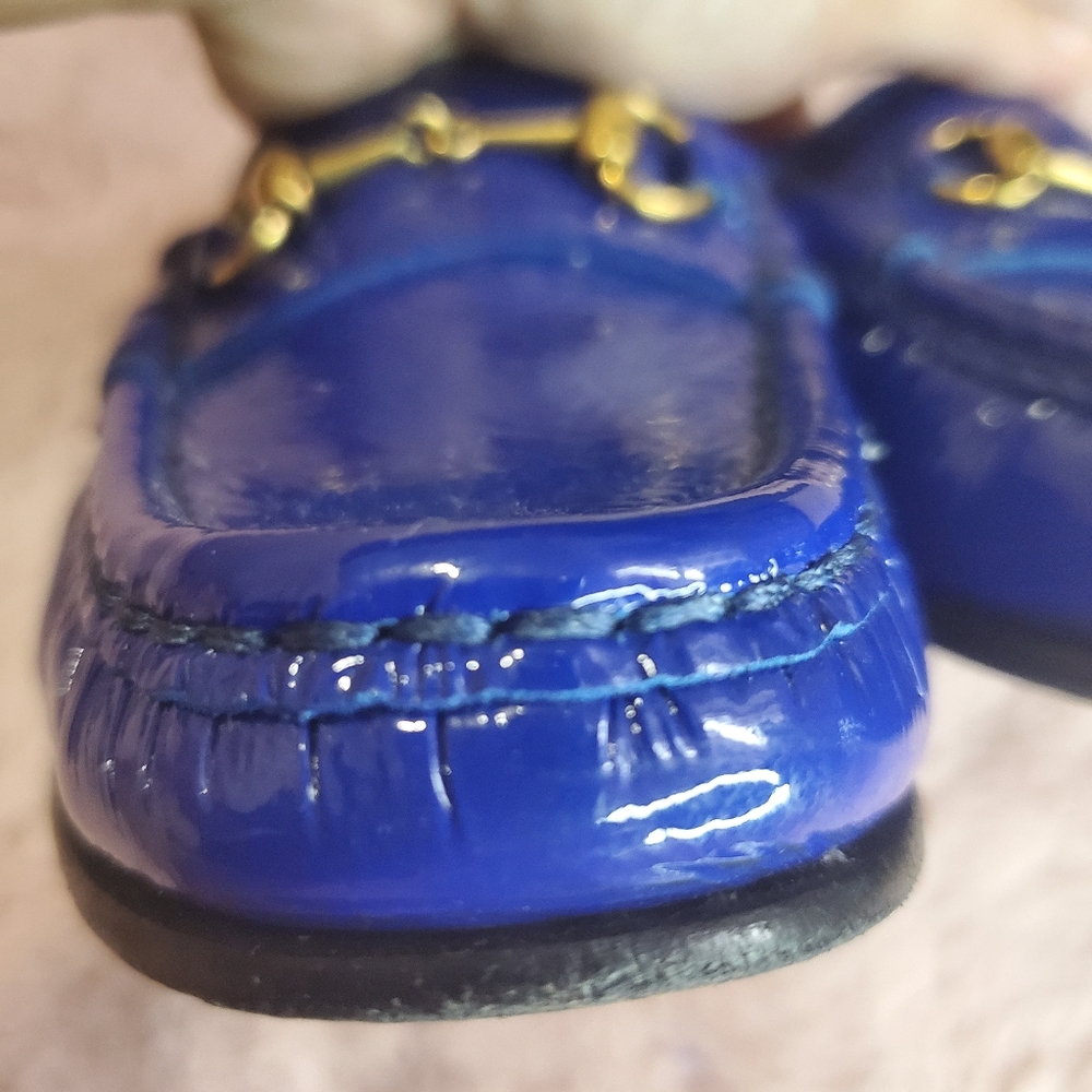GUCCI Patent Leather Loafers Shoes - Picture 11 of 12